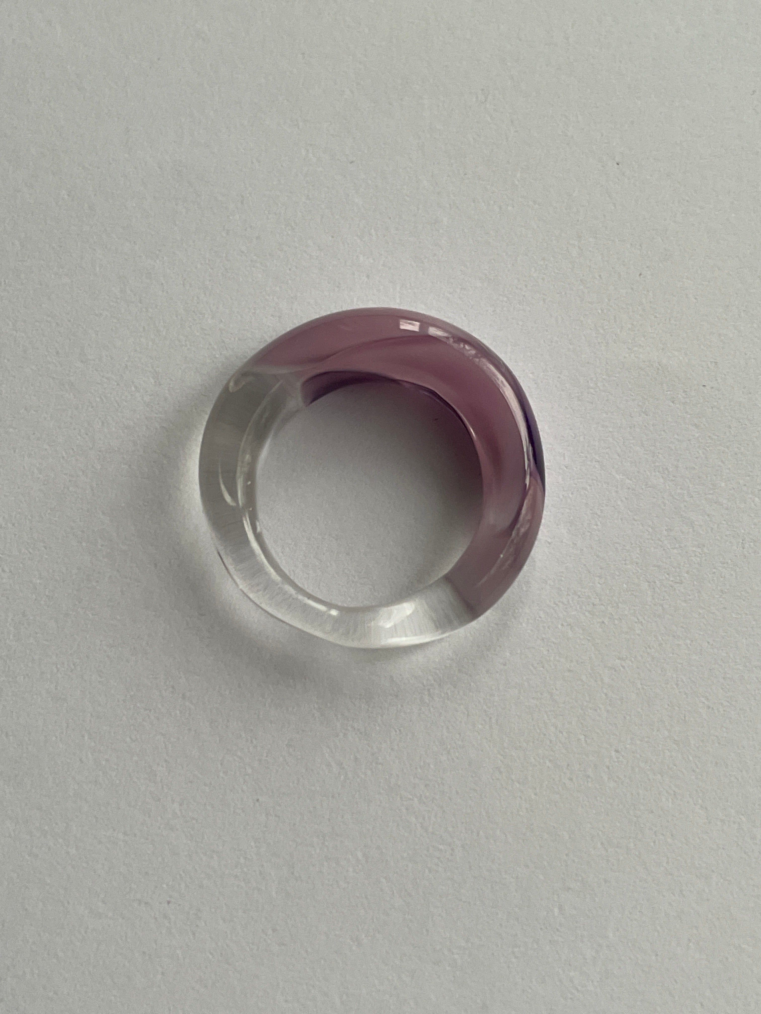 Enchanted Lilac Glass Ring