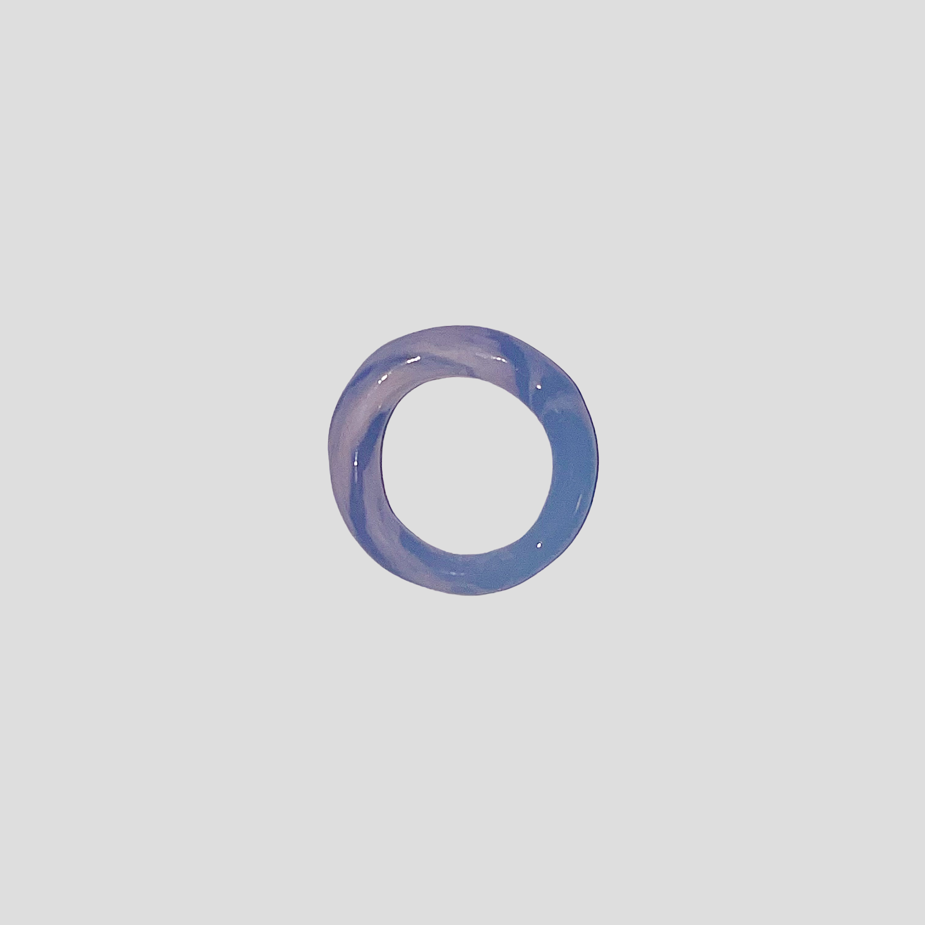 Reverse Current Glass Ring