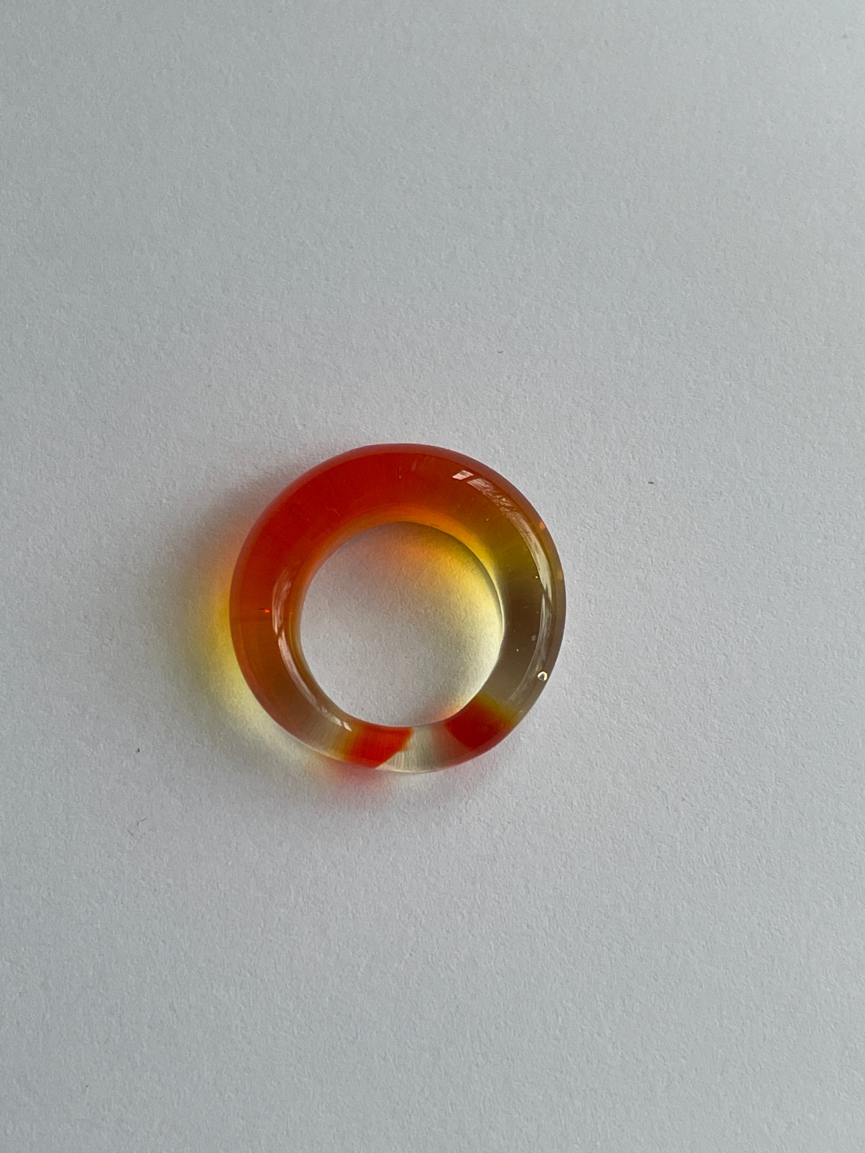 Firey Glass Ring