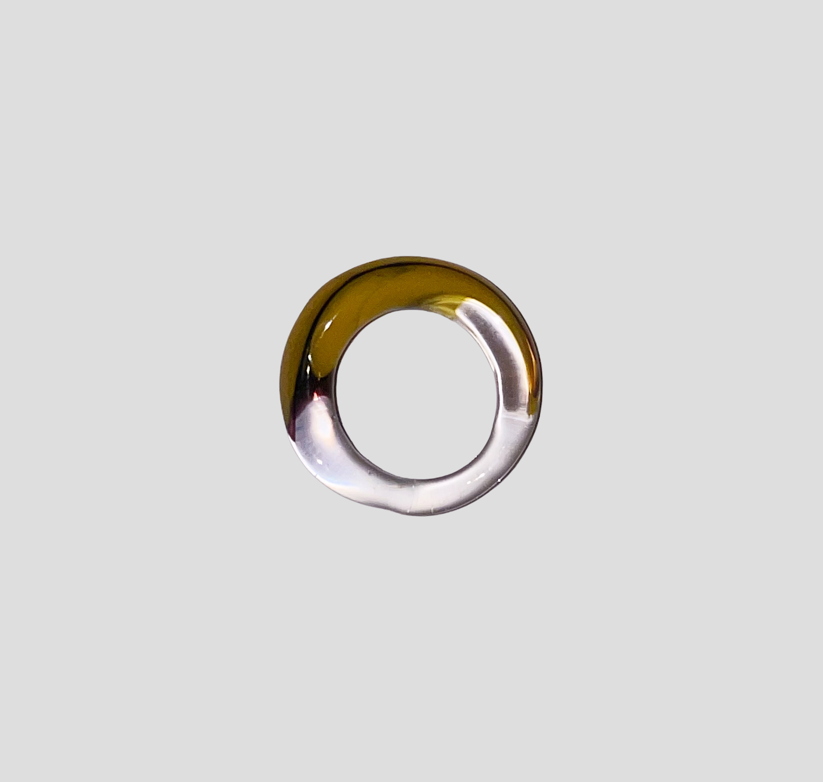 Terracota Mountain Glass Ring