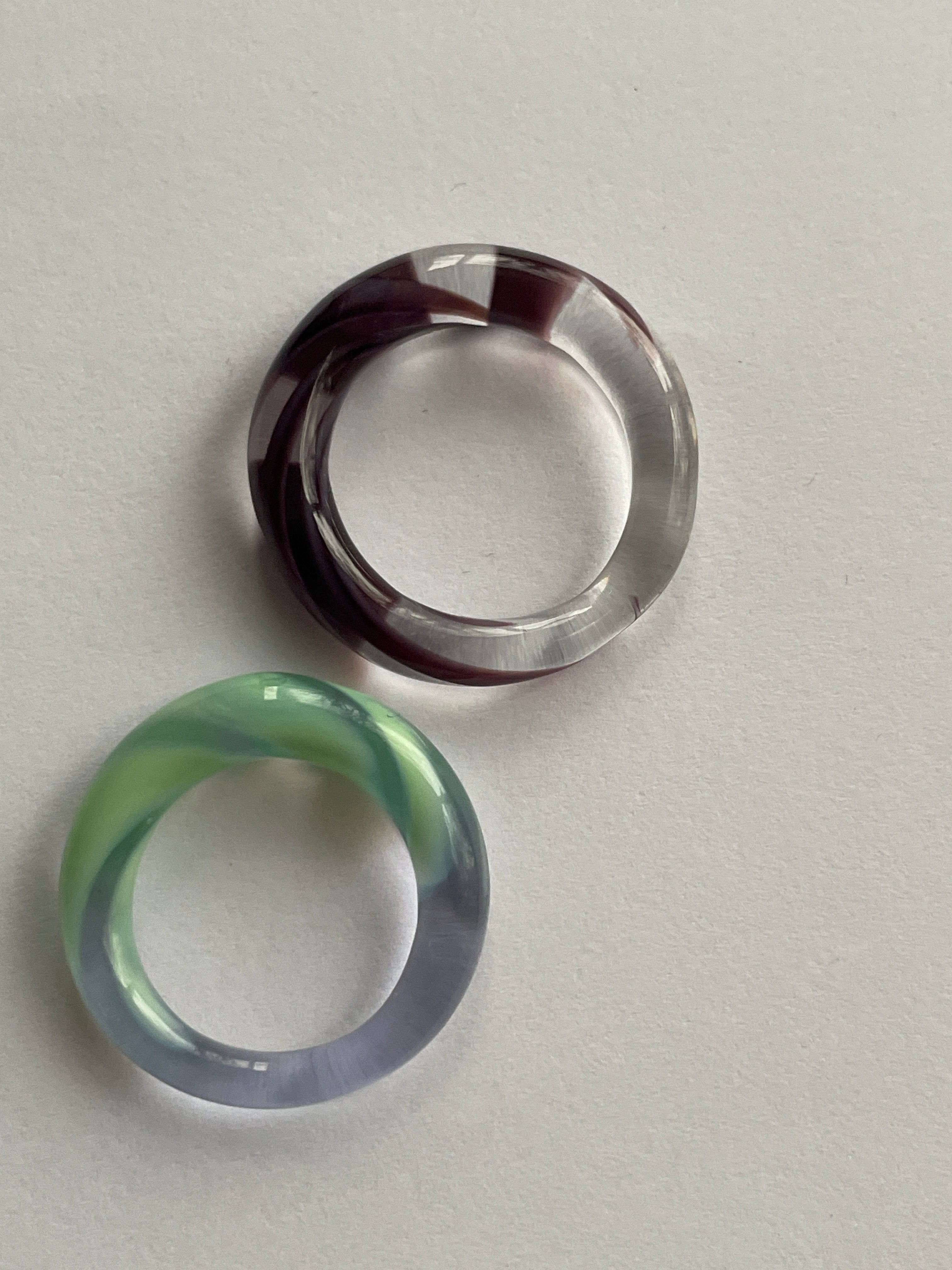 Grape Soda Glass Ring