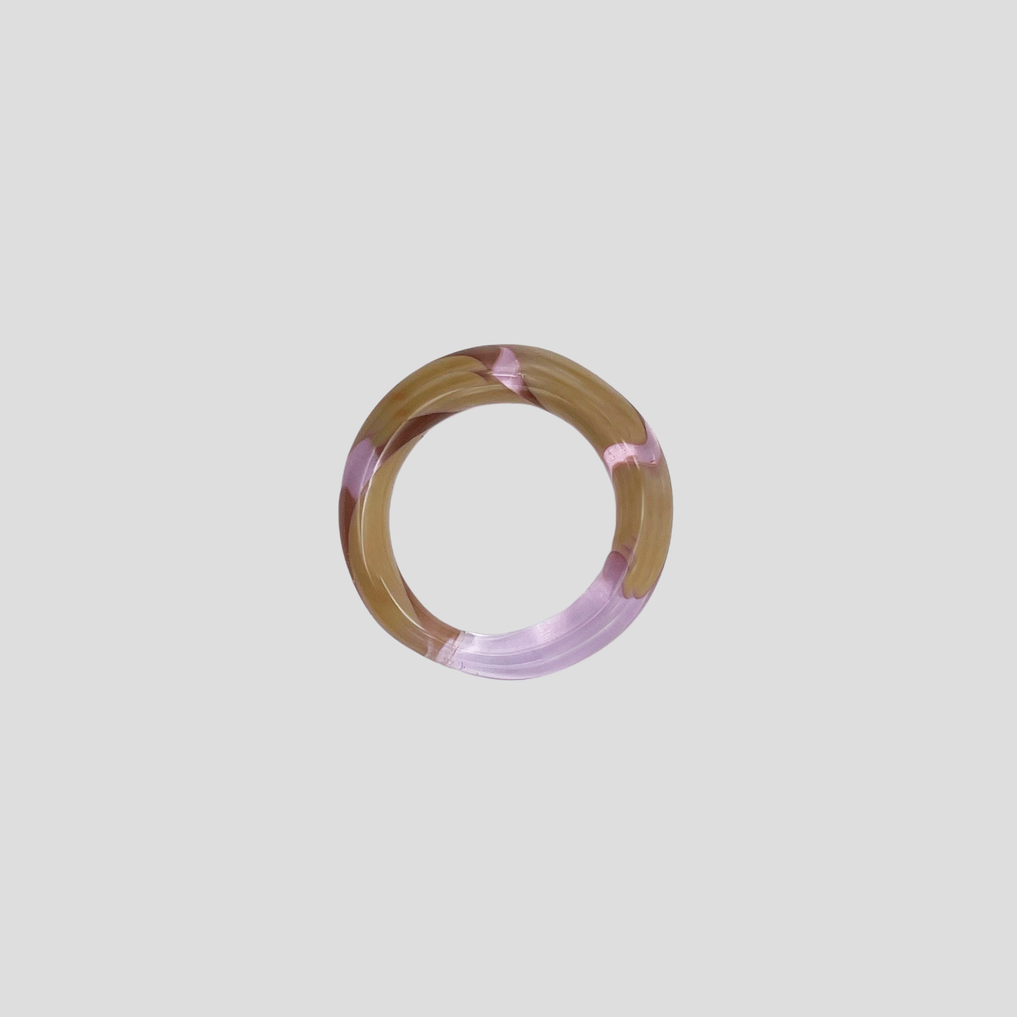 Sea Lavender Glass Ring