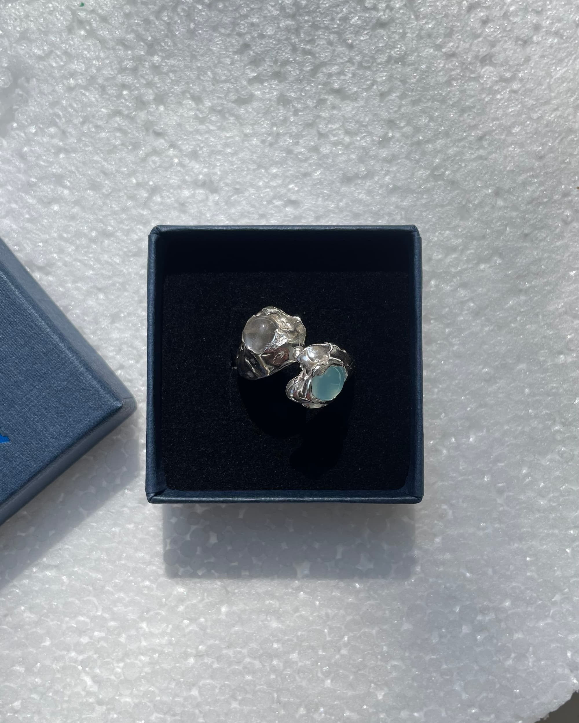 Smoky Blue Ring