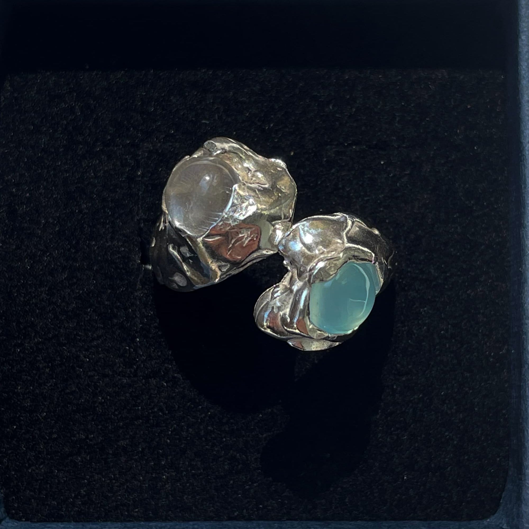 Smoky Blue Ring