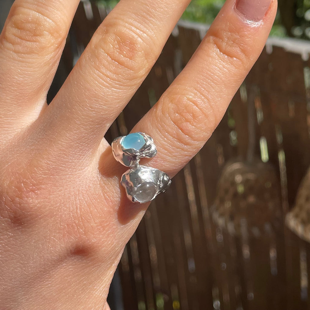 Smoky Blue Ring