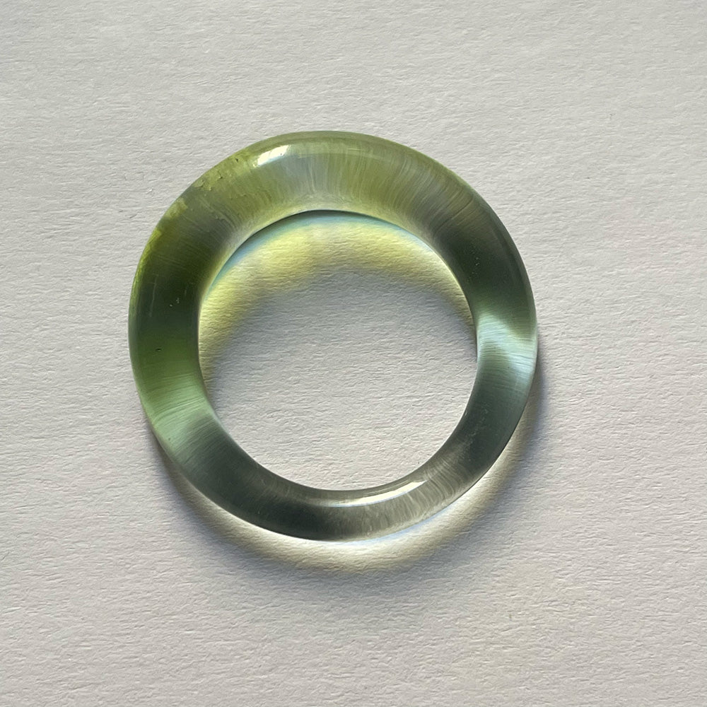 Hidden Green Glass Ring