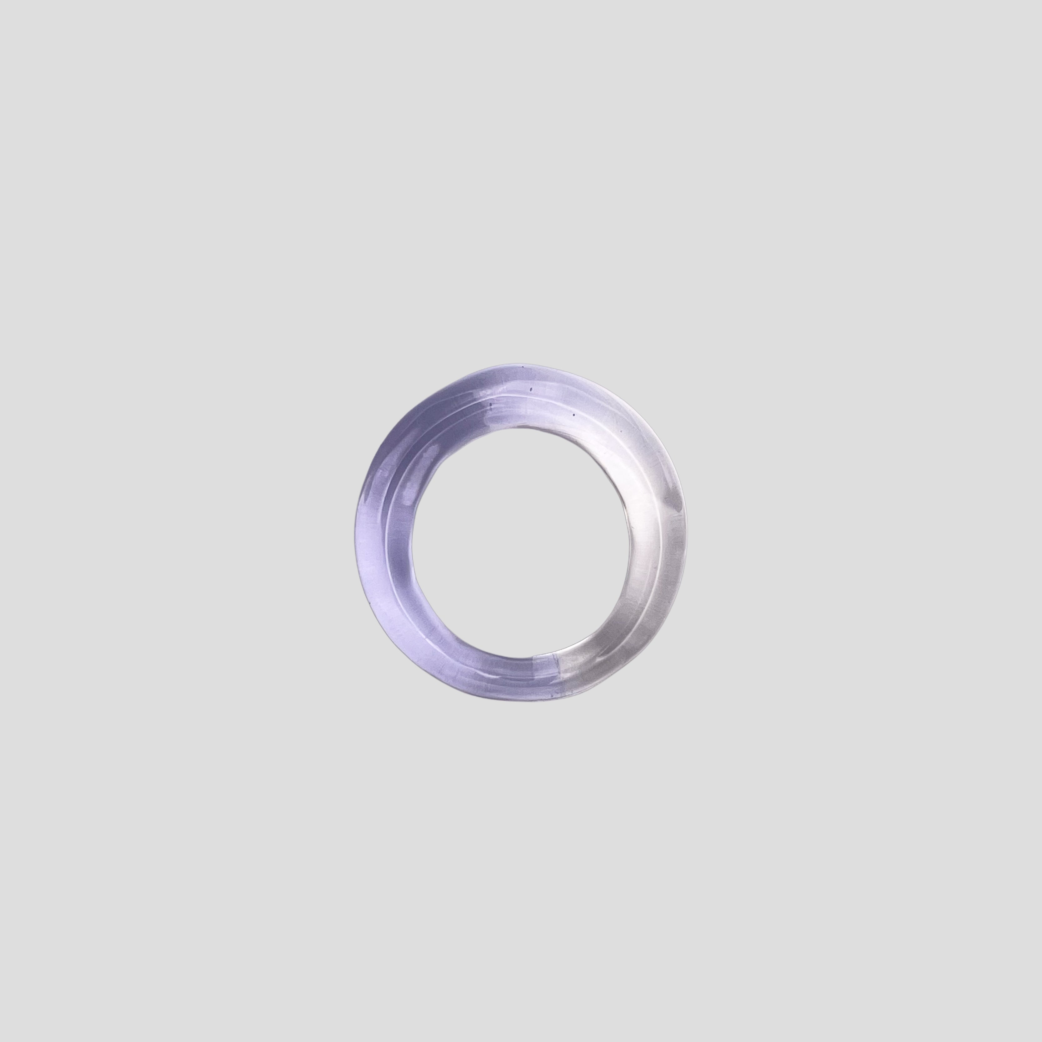 Dewdrop Lilac Glass Ring
